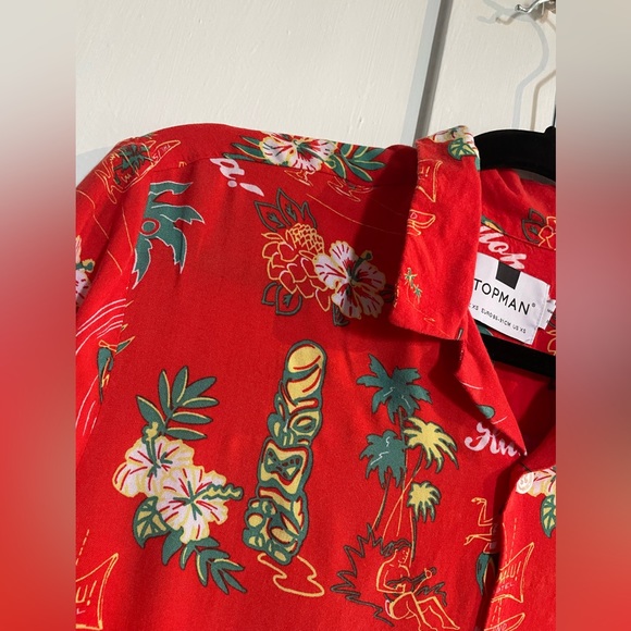 Men’s Top Man Aloha Short Sleeve ( XS ) - Picture 2 of 4